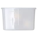 Carlisle 2 qt Square Food Storage Container - White (153202) thumbnail 2