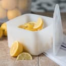 Carlisle 2 qt Square Food Storage Container - White (153202) thumbnail 5