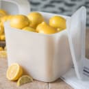 Carlisle 6 qt Square Food Storage Container - White (155602) thumbnail 5