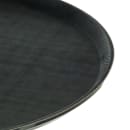 Carlisle 16 7/16" Round Serving Tray - Rubber Liner, Black (1600GL004) thumbnail 4
