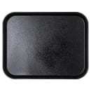 Carlisle Rectangular Griptite™ 2 Serving Tray - 18" x 14", Fiberglass, Black (1814GR2004) thumbnail 2