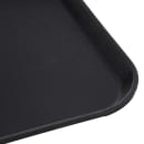 Carlisle Rectangular Griptite™ 2 Serving Tray - 18" x 14", Fiberglass, Black (1814GR2004) thumbnail 3