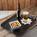 Carlisle Rectangular Griptite™ 2 Serving Tray - 18" x 14", Fiberglass, Black (1814GR2004) thumbnail 5