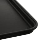 Carlisle Rectangular Griptite™ 2 Serving Tray - 25 3/4" x 18", Fiberglass, Black (1826GR2Q004) thumbnail 3