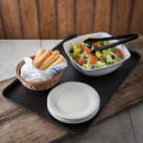 Carlisle Rectangular Griptite™ 2 Serving Tray - 25 3/4" x 18", Fiberglass, Black (1826GR2Q004) thumbnail 5