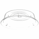 Carlisle 11" Plate Cover - Polycarbonate, Clear (199307) thumbnail 4