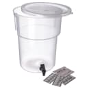 Carlisle 5 gal Beverage Dispenser - Plastic Container, No Base (220930) thumbnail 4
