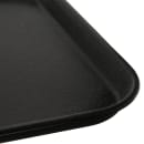 Carlisle Rectangular Griptite™ 2 Serving Tray - 22" x 16", Fiberglass, Black (2216GR2Q004) thumbnail 3