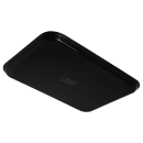 Carlisle Rectangular Griptite™ 2 Serving Tray - 22" x 16", Fiberglass, Black (2216GR2Q004) thumbnail 4