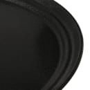 Carlisle Oval Griptite™ 2 Serving Tray - 24" x 19", Fiberglass, Black (2500GR2004) thumbnail 3