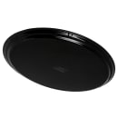 Carlisle Oval Griptite™ 2 Serving Tray - 24" x 19", Fiberglass, Black (2500GR2004) thumbnail 4