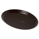 Carlisle Oval Griptite™ 2 Serving Tray - 24" x 19", Fiberglass, Brown (2500GR2076) thumbnail 4