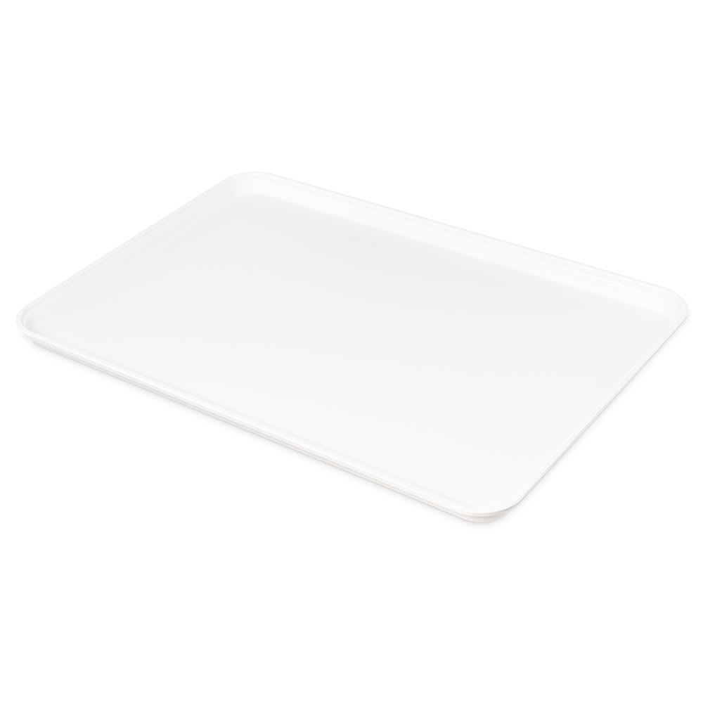 Carlisle Rectangular Market Tray, 25 5/8" x 17 7/8", Pearl White (2618FMTQ301)
