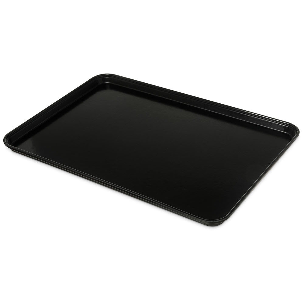 Carlisle Rectangular Market Tray, 25 5/8" x 17 7/8", Fiberglass, Ebony (2618FMTQ309)