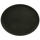 Carlisle Oval Serving Tray - 27 1/16x22 5/16", Fiberglass, Black (2700GR2004) thumbnail 2