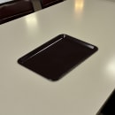 Carlisle Rectangular Standard Tip Tray - 6 1/2" x 4 1/2", Black (302203) thumbnail 2