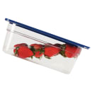 Carlisle Third-Size Food Pan Lid - Polycarbonate, Blue (3058060) thumbnail 3