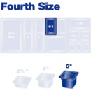 Carlisle 6"D Quarter Size Food Pan (3068207) thumbnail 5