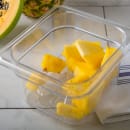 Carlisle 1/6 Size Drain Shelf for Food Pans - Clear (3068907) thumbnail 4