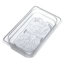 Carlisle 1/4 Size Drain Shelf - Clear (3069507) thumbnail 3