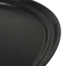 Carlisle Oval Griptite™ 2 Serving Tray - 31" x 24", Fiberglass, Black (3100GR2004) thumbnail 3