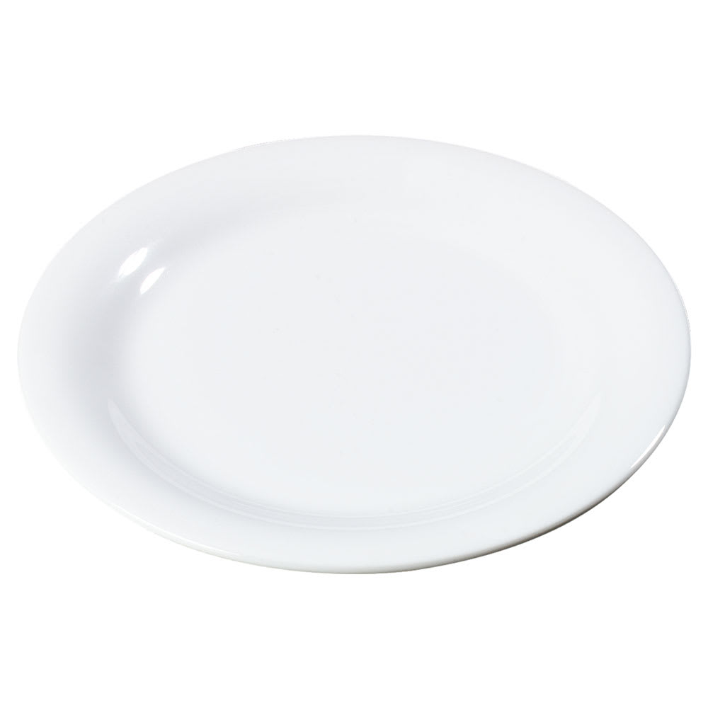 Carlisle 7 1/4" Round Melamine Salad Plate, White (3300602)