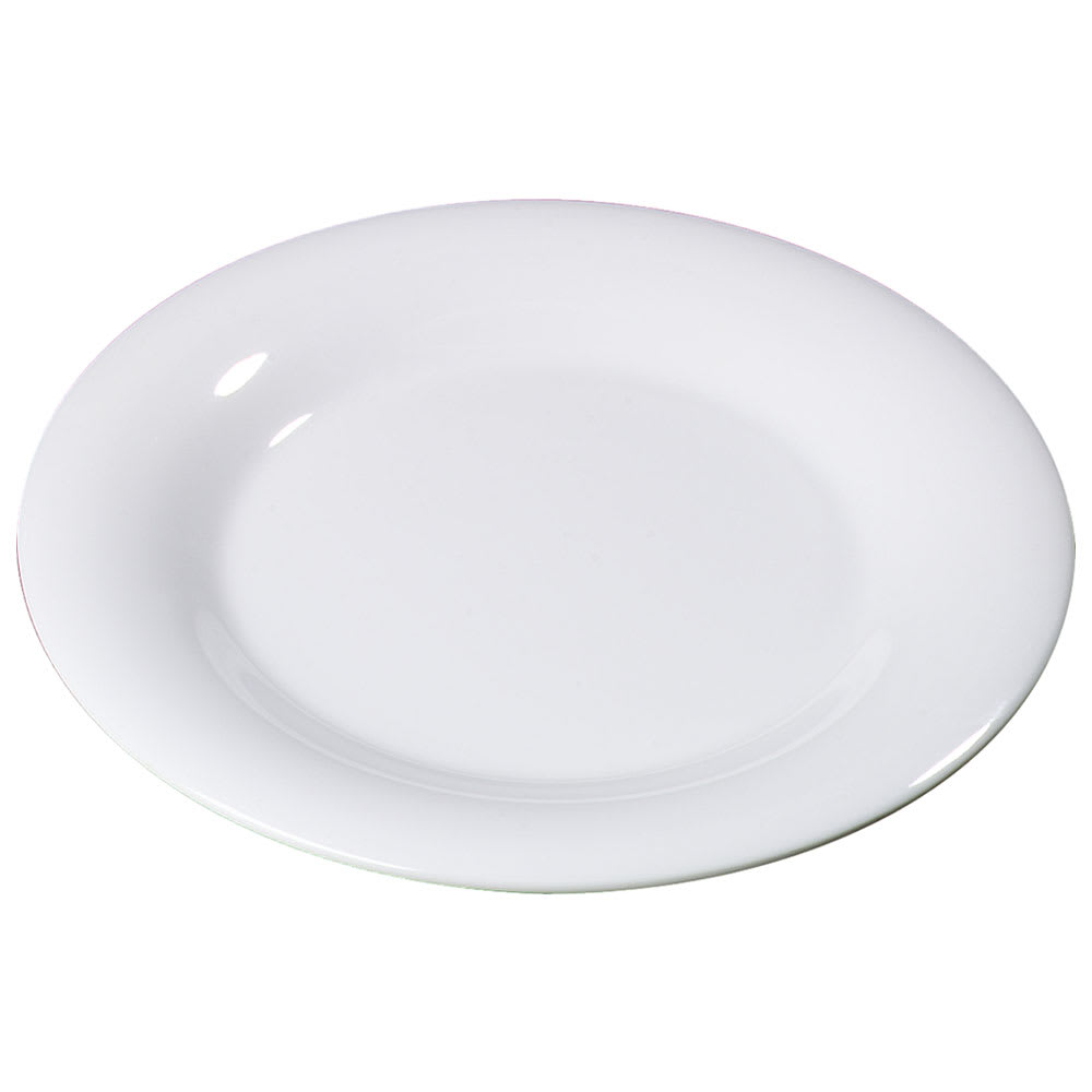 Carlisle 10 1/2" Round Melamine Dinner Plate, White (3301002)