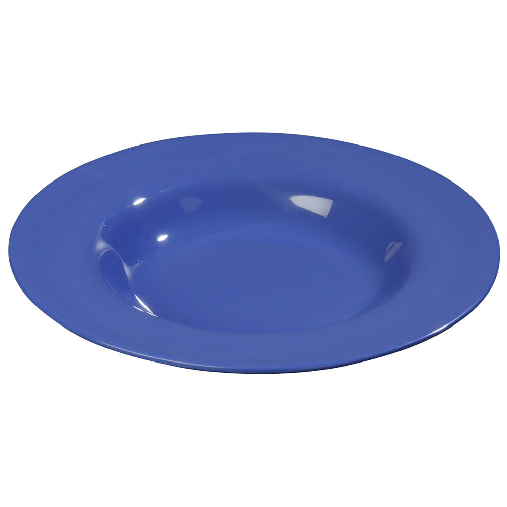 Carlisle 20 oz Round Melamine Salad/Pasta Bowl, Ocean Blue (3303014)