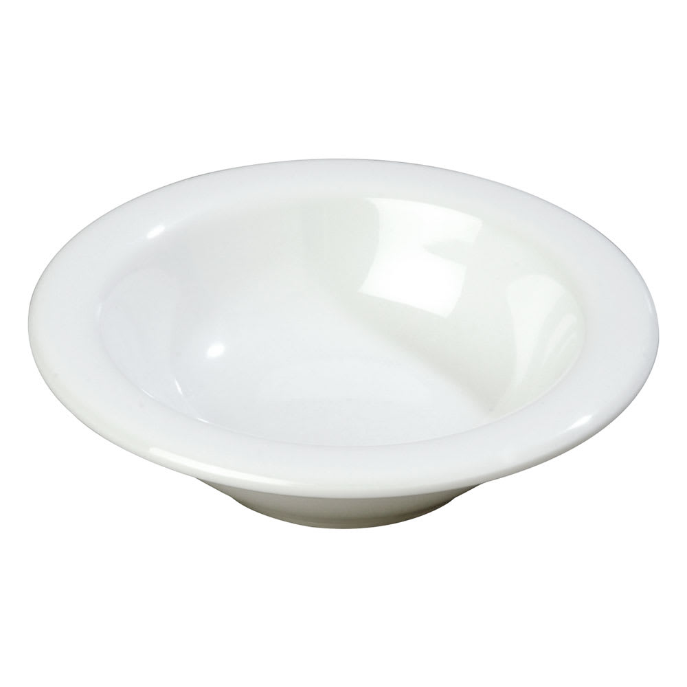 Carlisle 4 1/2 oz Round Melamine Fruit Bowl, White (3304202)