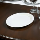 Carlisle 9-1/2" x 7-1/4" Oval Sierrus Platter - Melamine, White (3308602) thumbnail 2