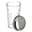 Carlisle 12 oz Cheese Shaker - Stainless/Clear (331907) thumbnail 3