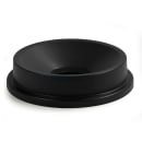 Carlisle Round Funnel Trash Can Lid - Plastic, Black (34103503) thumbnail 2