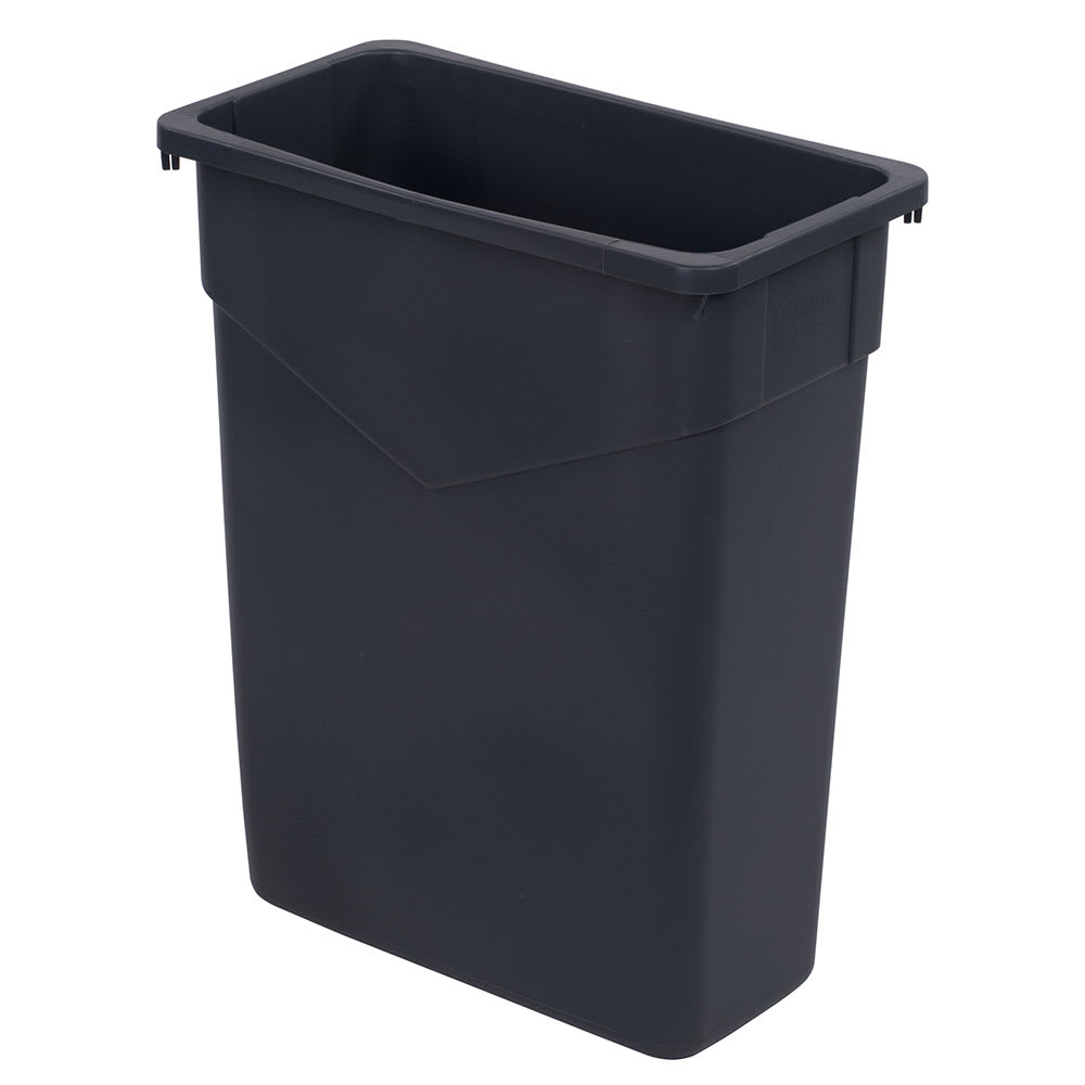 Carlisle 15 gallon Commercial Trash Can - Plastic, Rectangular, Built-in Handles (34201523)