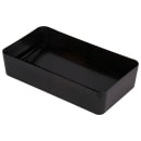 Carlisle Rectangle Swing Top Trash Can Lid - Plastic, Black (34202403) thumbnail 2