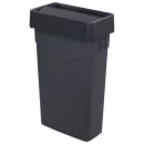 Carlisle Rectangle Swing Top Trash Can Lid - Plastic, Gray (34202423) thumbnail 3