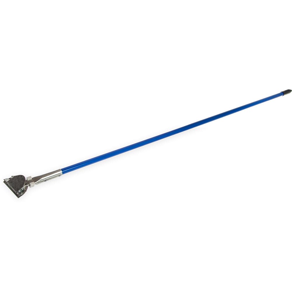 Carlisle 60"L Flo-Pac® Dust Mop Handle w/ Connector, Blue Vinyl Over Metal (36201300)