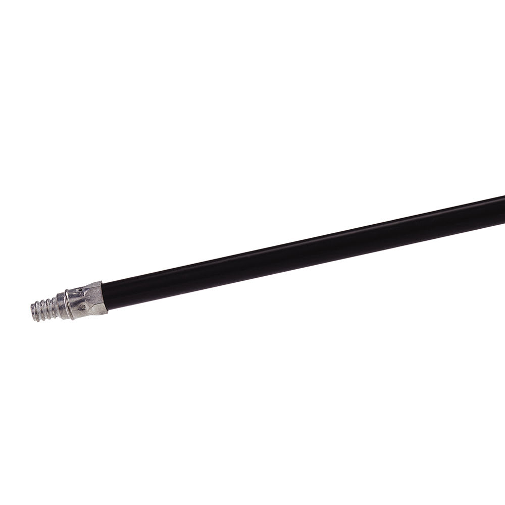 Carlisle 60" Handle - Threaded, Plastic Coated Metal Handle, Black (362027503)