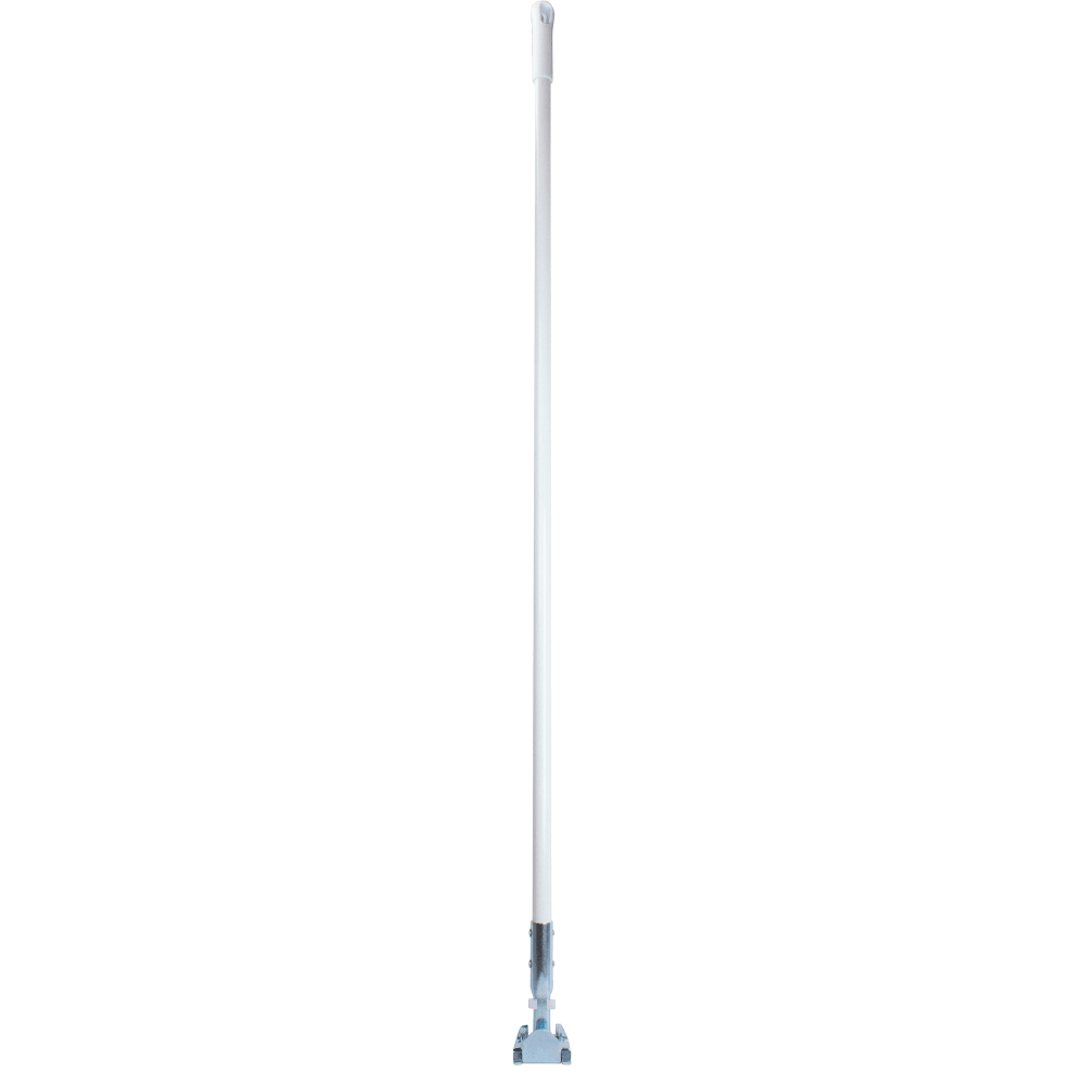 Carlisle 60" Mop Handle w/ Connector, Fiberglass, White (362113EC02)