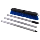 Carlisle 18" Floor Sweep with Handle - Plastic Block, Squeegee, Blue (3621961814) thumbnail 5