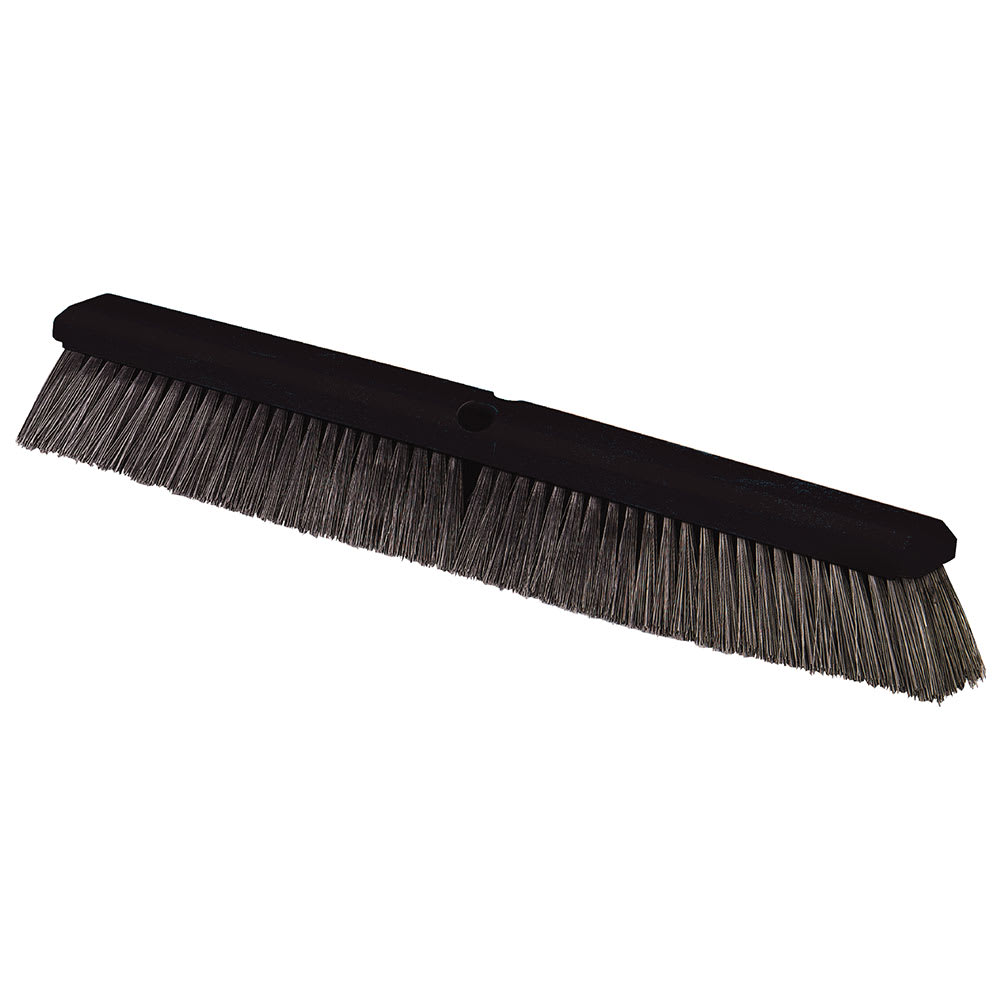 Carlisle 24" Floor Sweep Head - Fine/Medium, Foam Block, Black Poly Bristles (362208P2403)