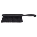 Carlisle 8" Counter/Bench Brush - Horsehair/Plastic, Gray/Black (3622503) thumbnail 3