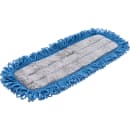 Carlisle 18" Dry Mop Pad - Electrostatic, Looped Fringe, Blue (363311814) thumbnail 2