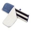 Carlisle 18" Wet/Dry Mop Pad - Looped End Microfiber, Blue (363321814) thumbnail 3