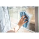 Carlisle 16" Square Fine Polishing Cloth - Microfiber, Suede Finish, Blue (3633314) thumbnail 4