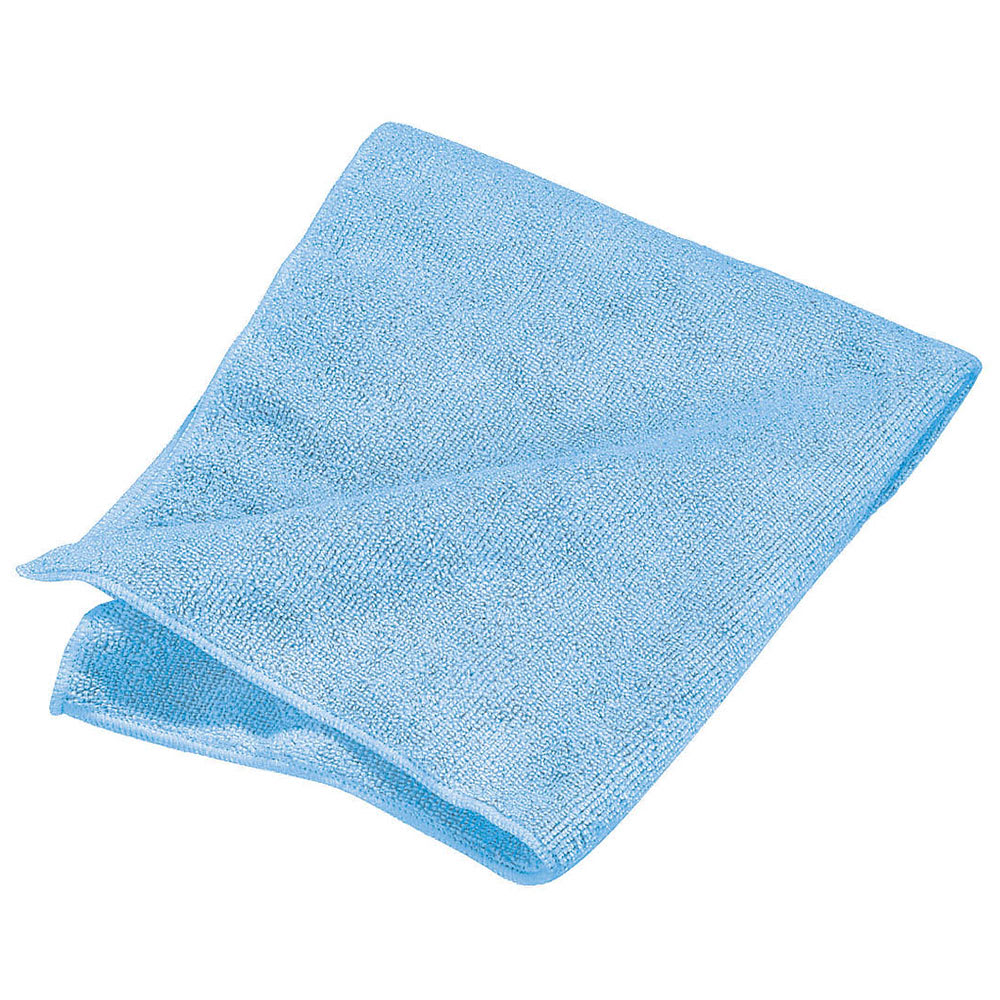 Carlisle 16" Square Microfiber Cleaning Cloth - Suede Finish, Blue (3633414)