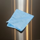 Carlisle 16" Square Microfiber Cleaning Cloth - Suede Finish, Blue (3633414) thumbnail 2