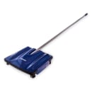 Carlisle 9" Multi-Surface Duo-Sweeper - Low Profile, 42" Handle, Blue (3639914) thumbnail 2