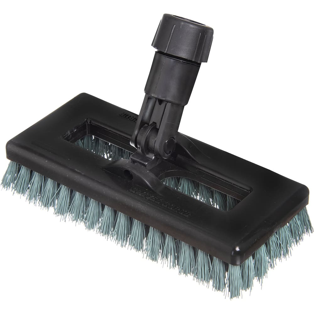 Carlisle 8" Swivel Scrub Floor Brush Head - Nylon/Plastic, Blue (36530014)