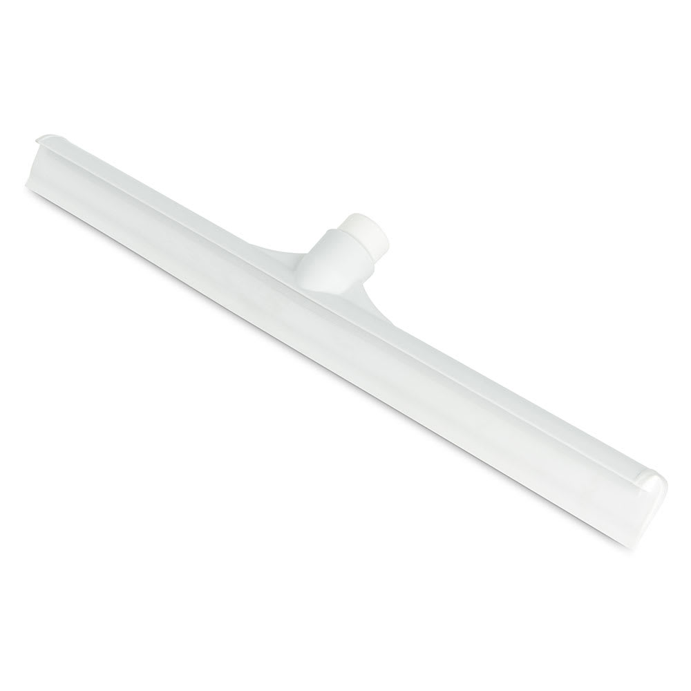 Carlisle 20" Floor Squeegee Head - Straight, Foam Rubber Blade, White (3656702)