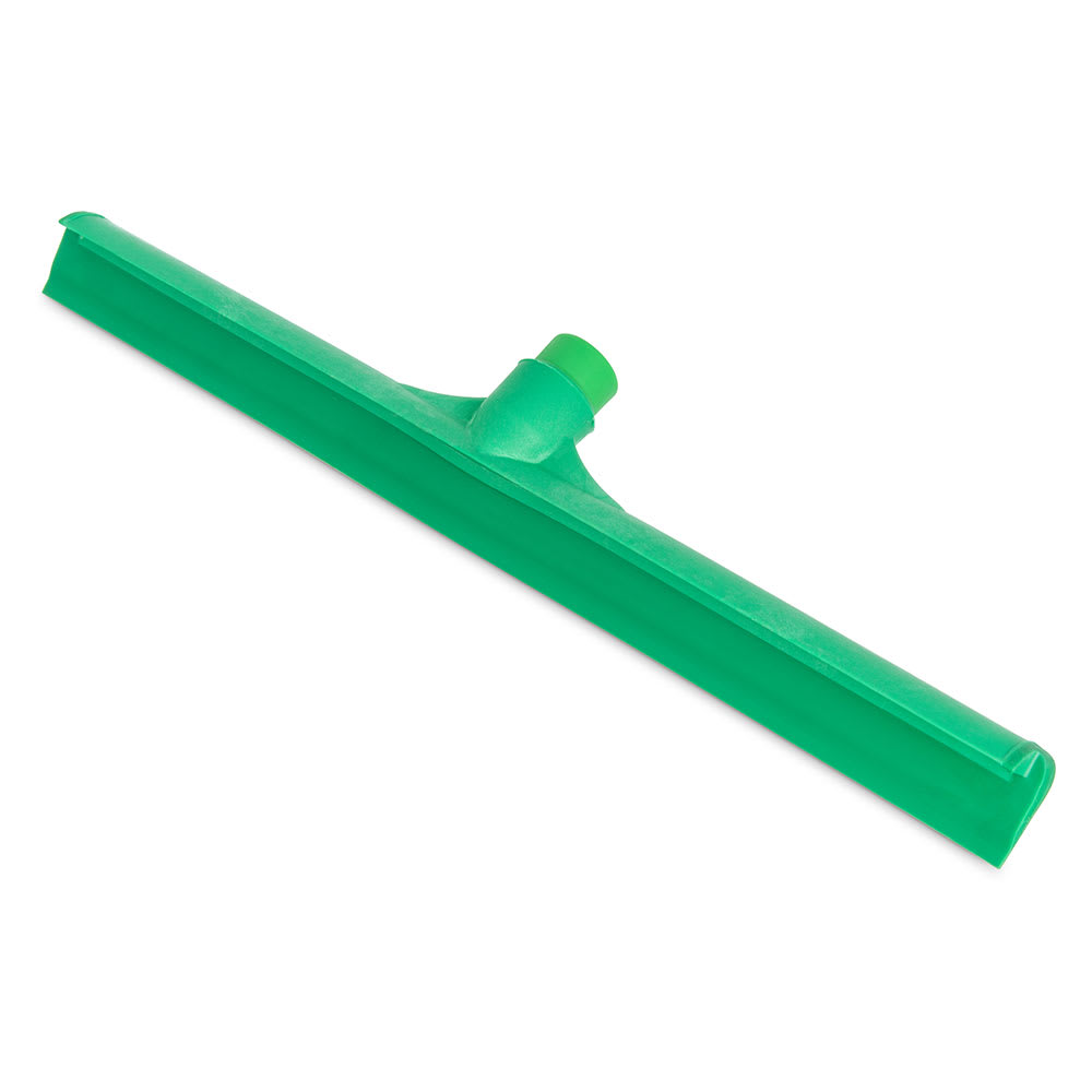 Carlisle 20" Floor Squeegee Head - Straight, Foam Rubber Blade, Green (3656709)